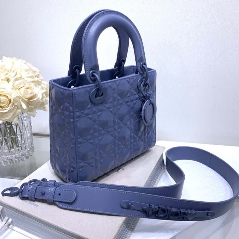 Lady Dior Small Bag in Dark Blue