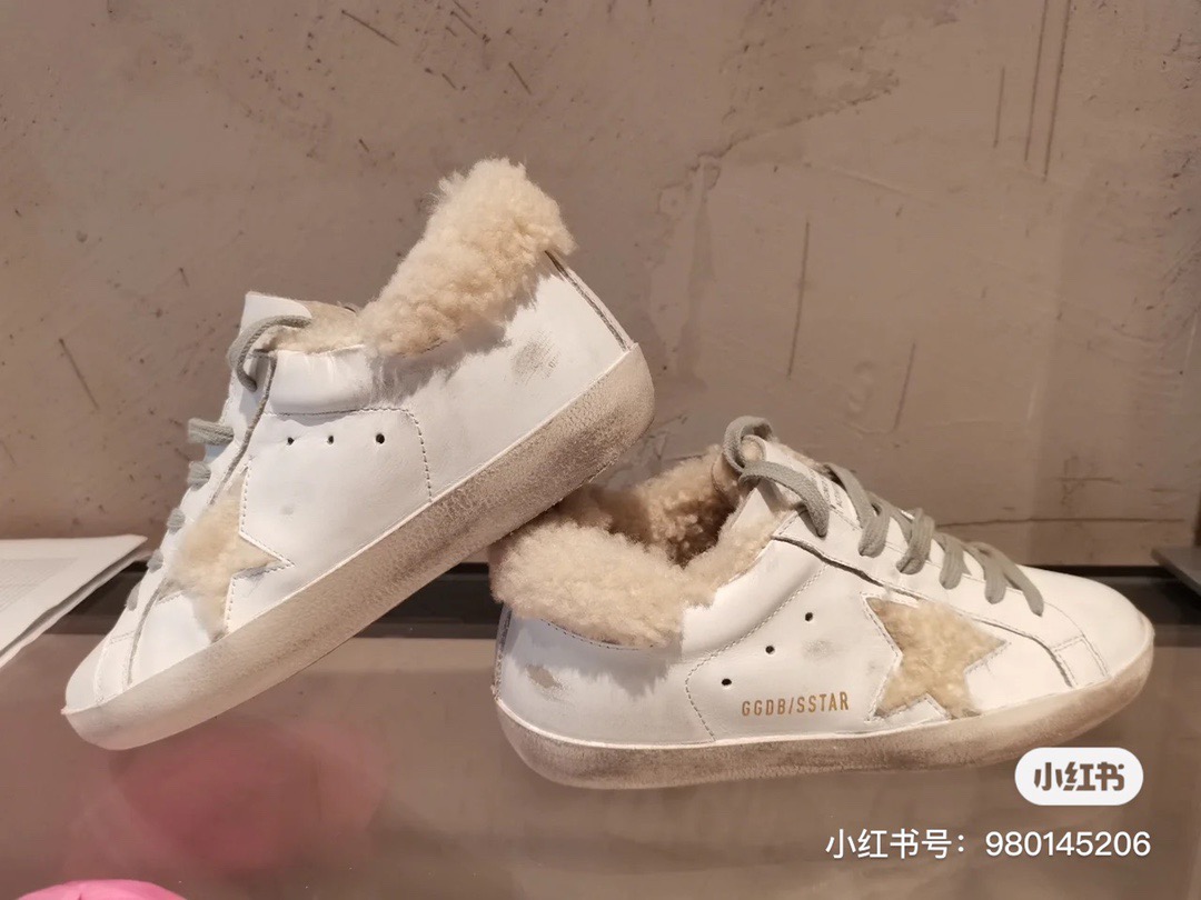 Golden Goose Small Wool Dirty Shoes - Image 9