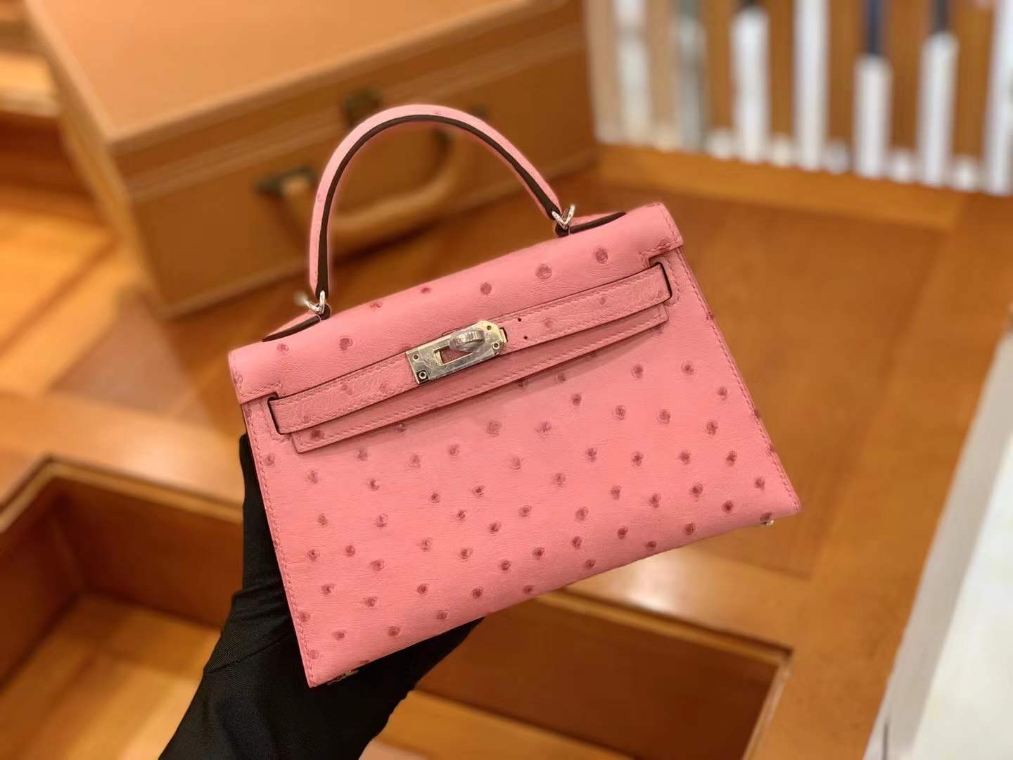 fb638e_eb29304eac5143c68d8ef002a42bc1f2mv2.jpg Mini Kelly Ostrich Rose Sakura - Image 1