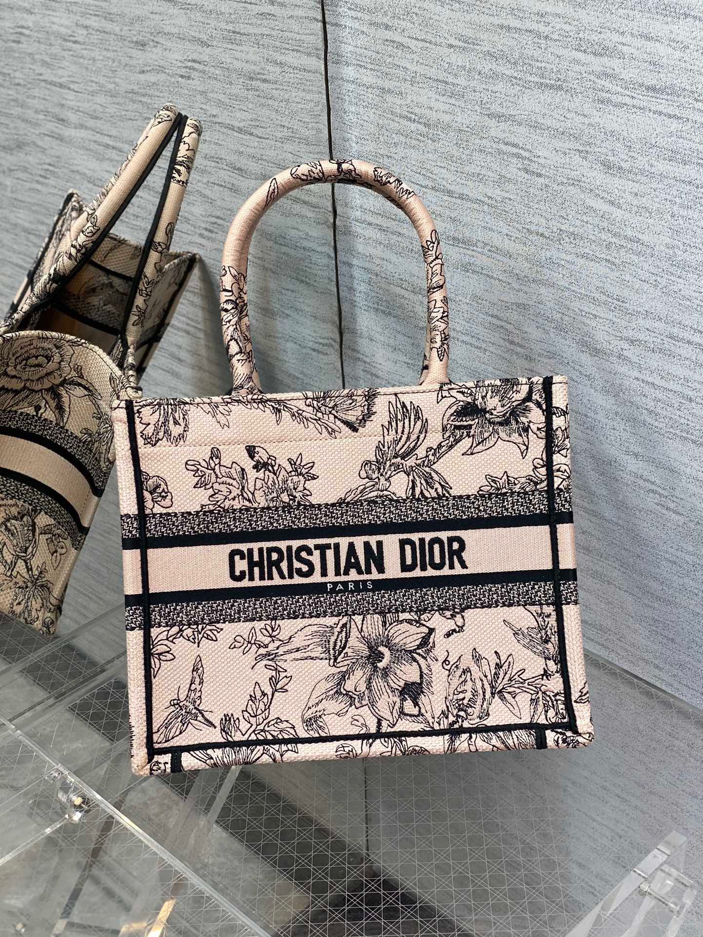 Dior Small Granville Garden Tote Bag