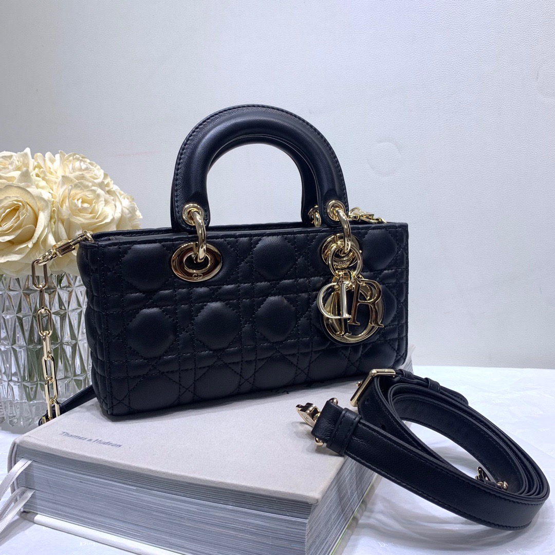 Dior Lady D-joy 26 Bag in Black - Image 4