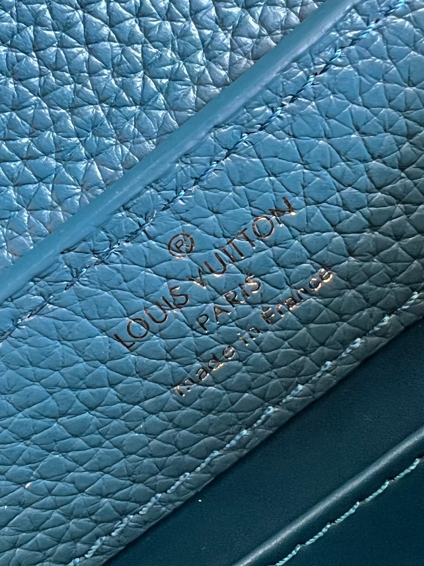 Louis Vuitton Capucines Mini Handbag in Green - Image 10