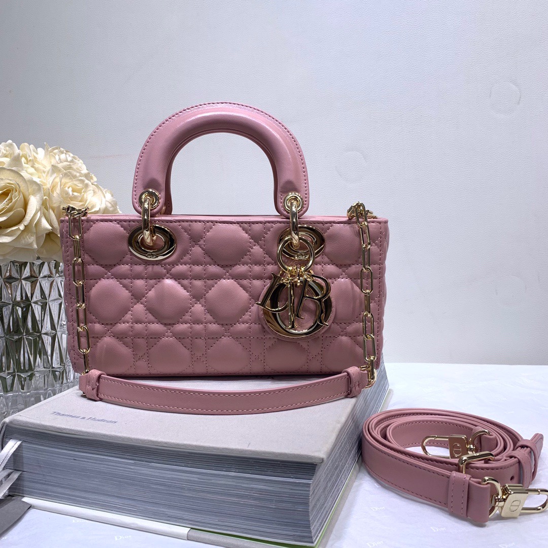 Dior Lady D-joy 26 Bag in Pink - Image 4