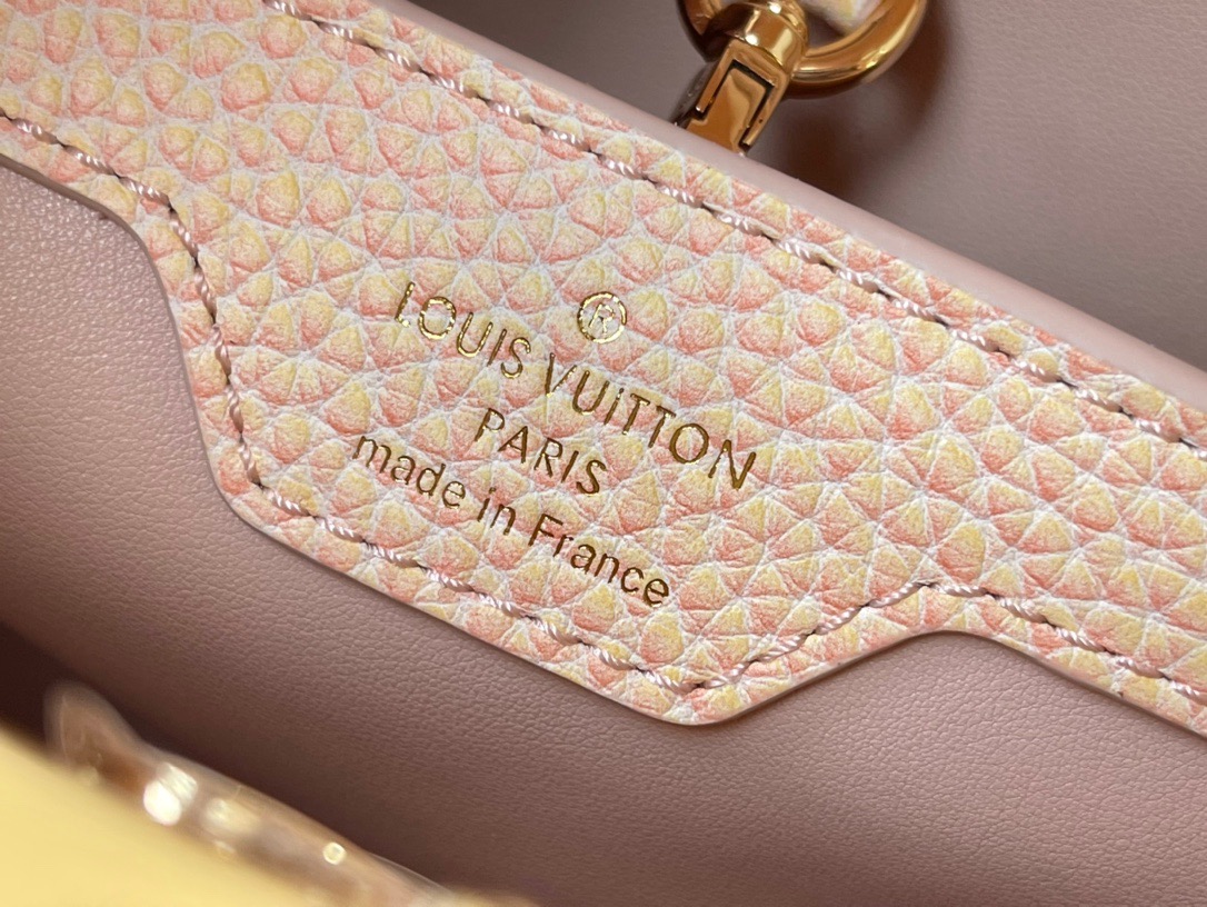 Louis Vuitton Capucines BB Small Handbag in Apricot - Image 10