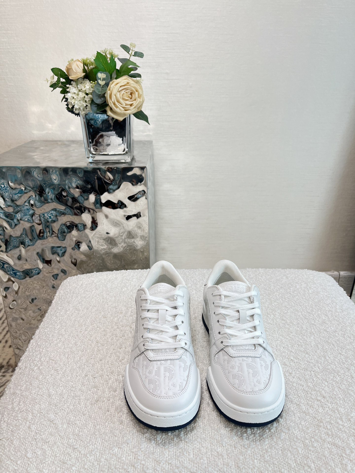 Dior White Sneakers - Image 3