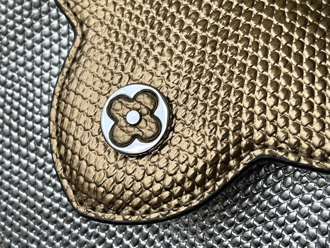 Louis Vuitton Capucines Mini Handbag in Silver and Gold - Image 8