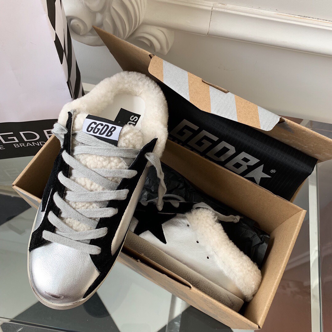 Golden Goose Small Wool Dirty Shoes - Image 7