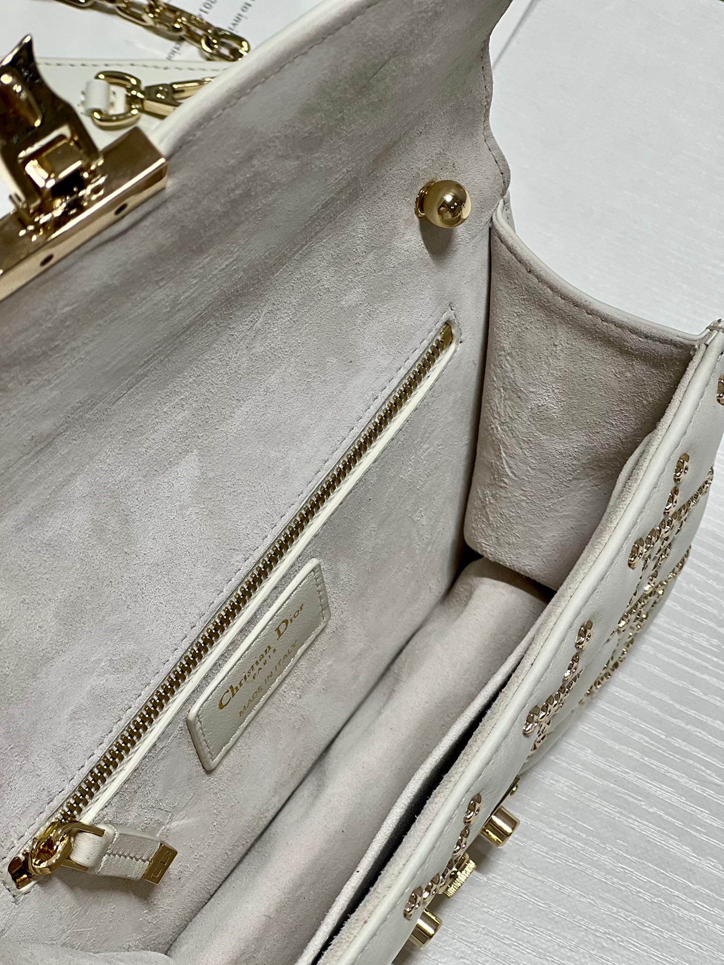 Dior Lucky Star Handbag in White - Image 10