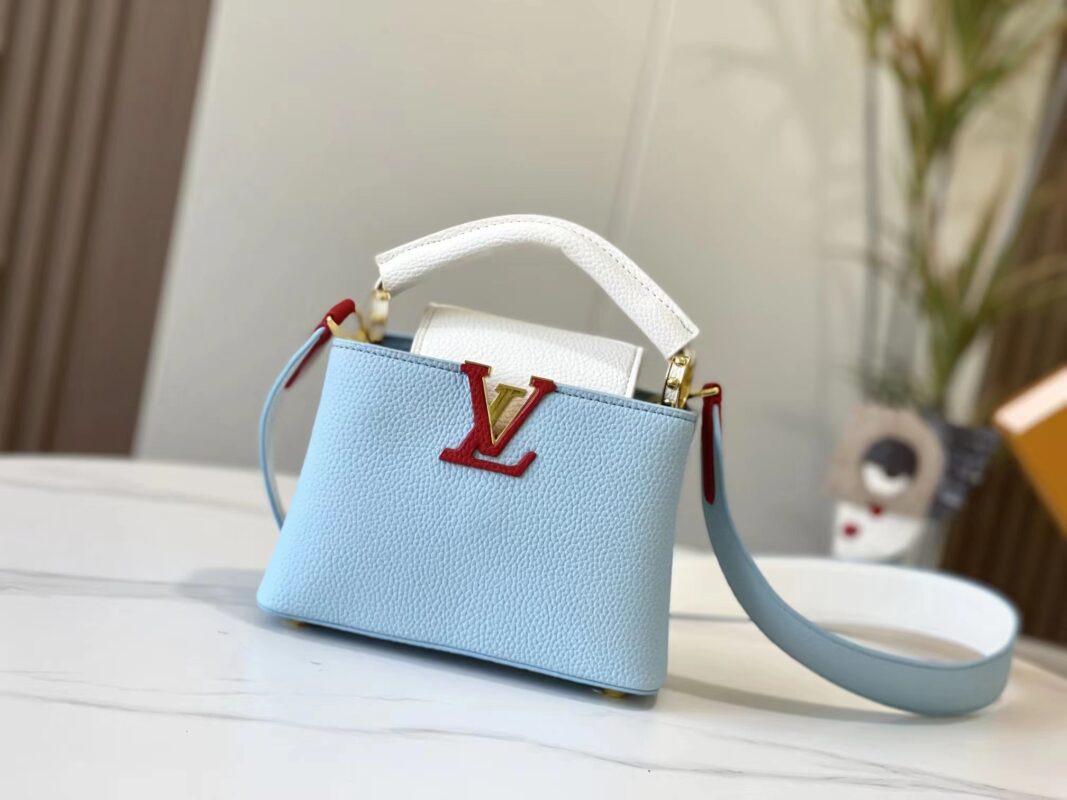 Louis Vuitton Light Blue Capucines