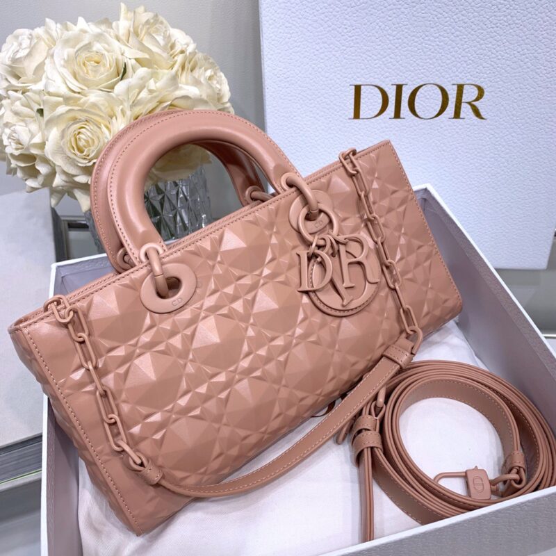 Dior Lady D-joy 26 Bag in Dark Pink