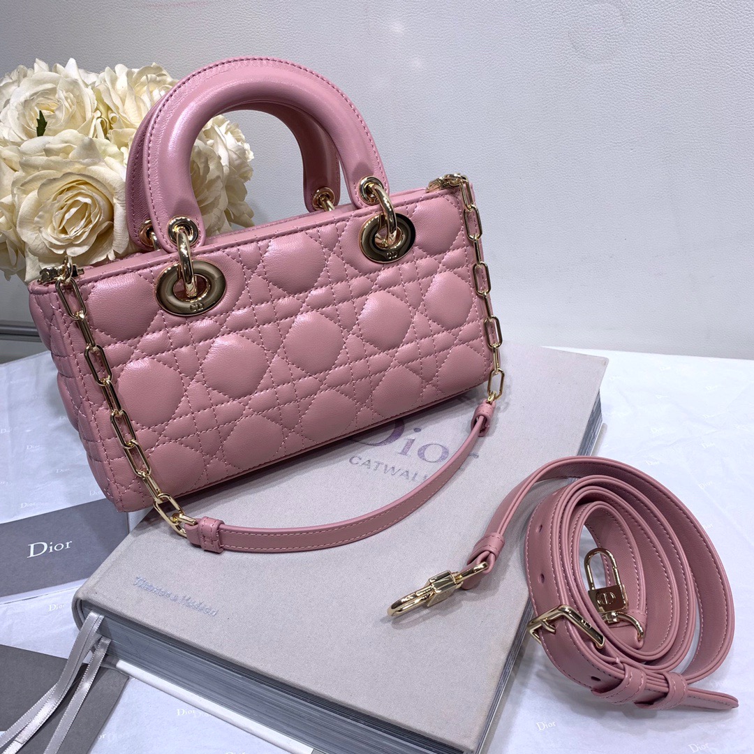 Dior Lady D-joy 26 Bag in Pink - Image 3