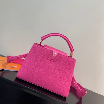 Louis Vuitton Capucines BB Small Handbag in Barbie Pink