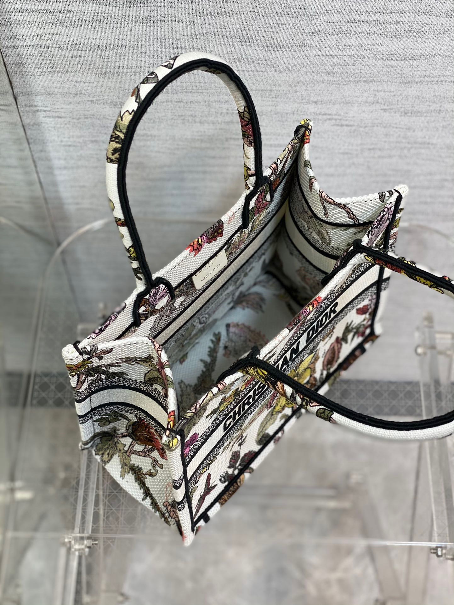 Dior Small Granville Garden Tote Bag - Image 9