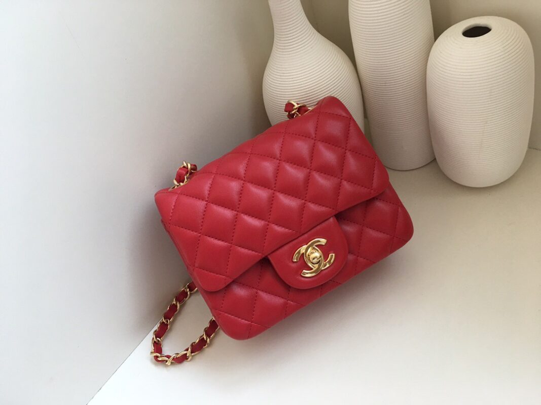 Chanel Classic Flap 17 Red