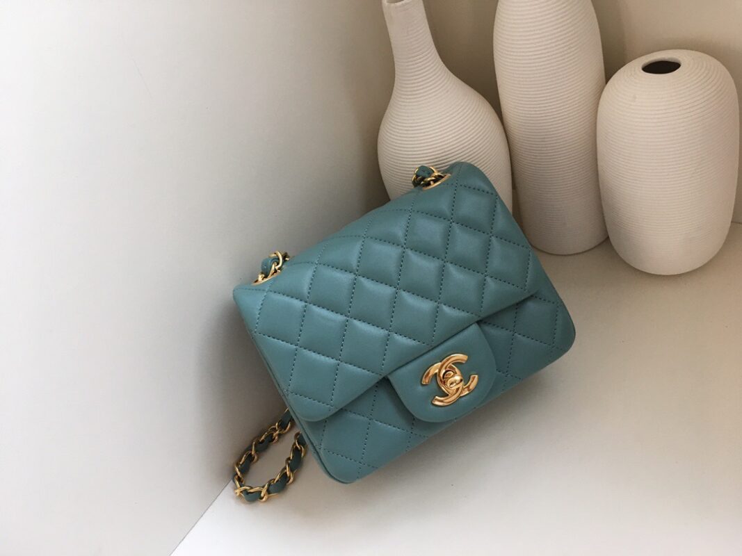 Chanel Classic Flap 17 Haze Blue