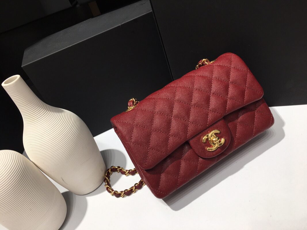 Chanel Classic Flap 20 Maroon