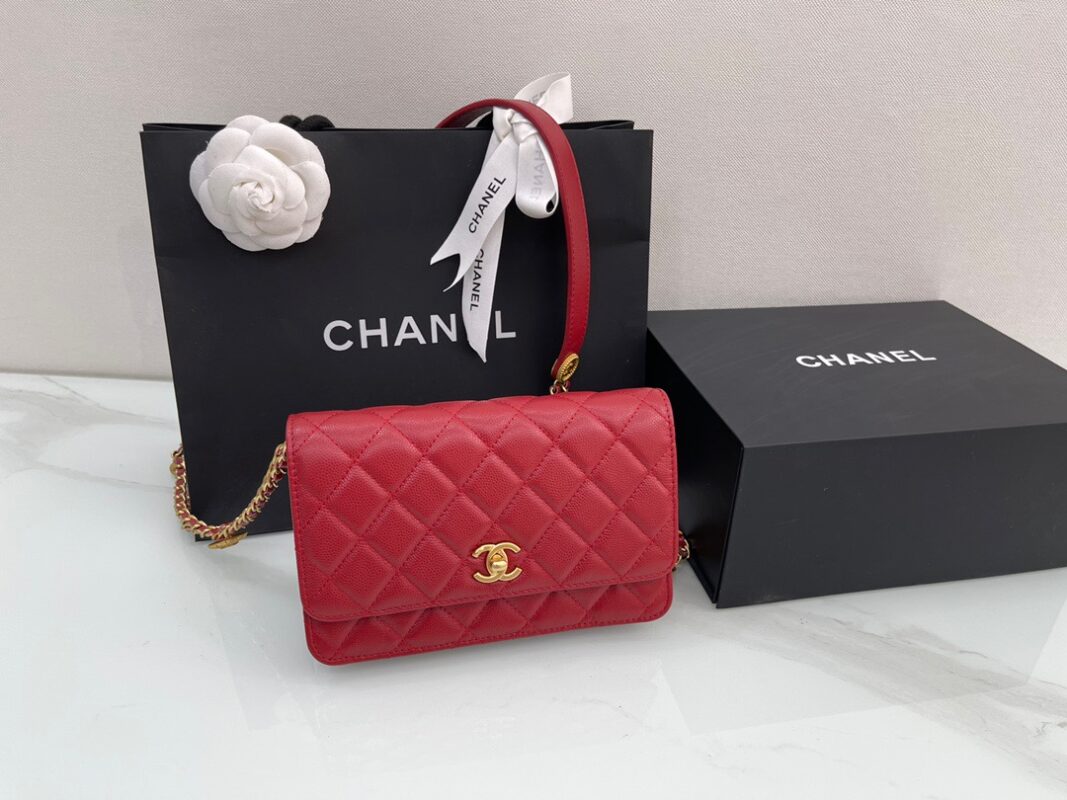 Chanel 22 Red Mini WOC Bag