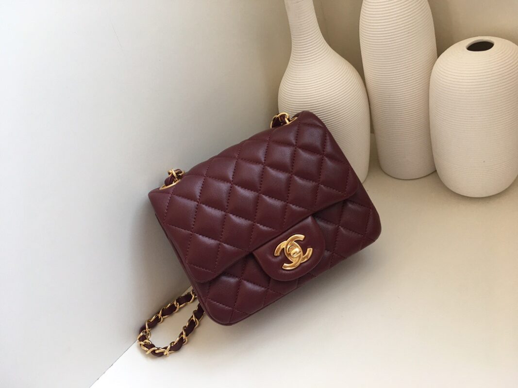 Chanel Classic Flap 17 Maroon