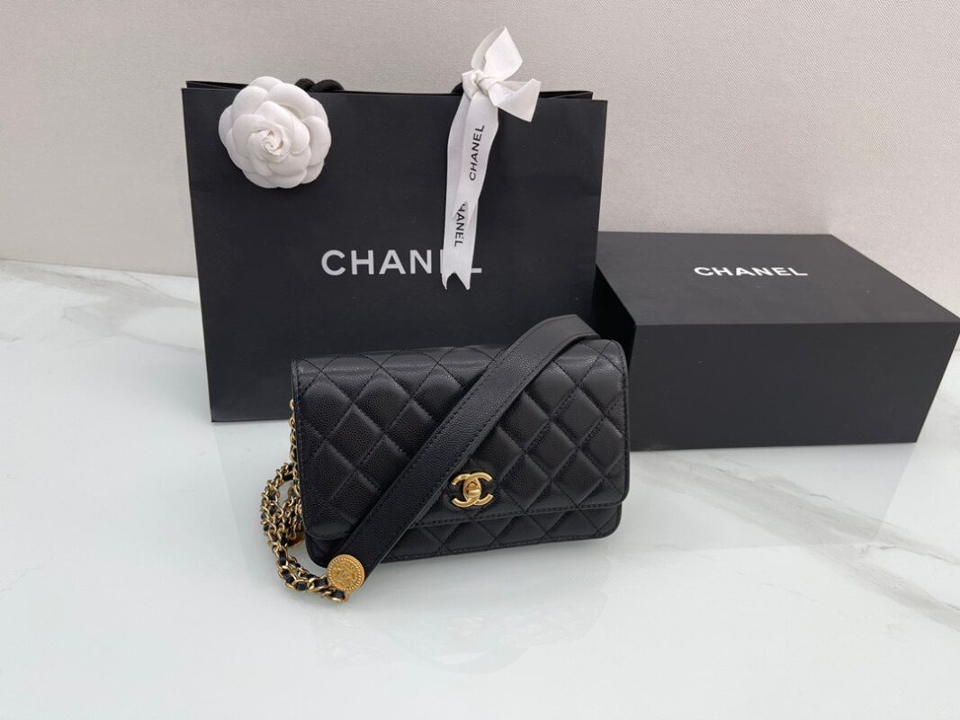 Chanel 22 Black Mini WOC Bag
