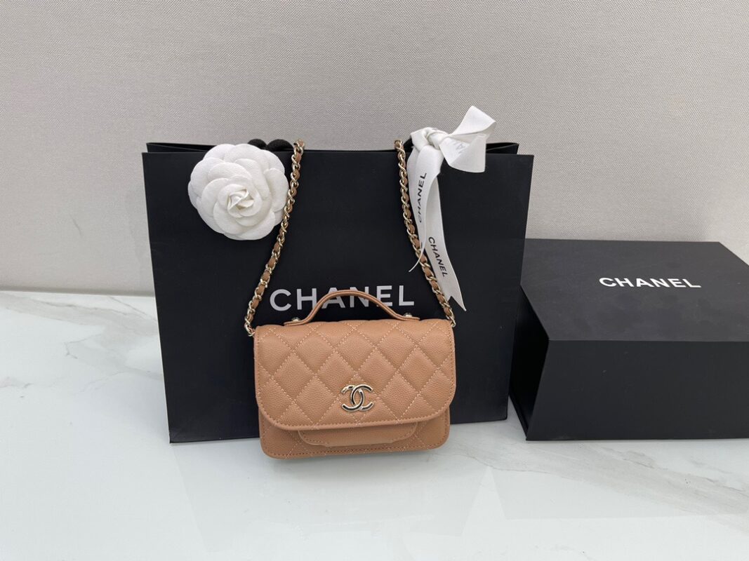 Chanel 22 BrownMini Messenger Bag