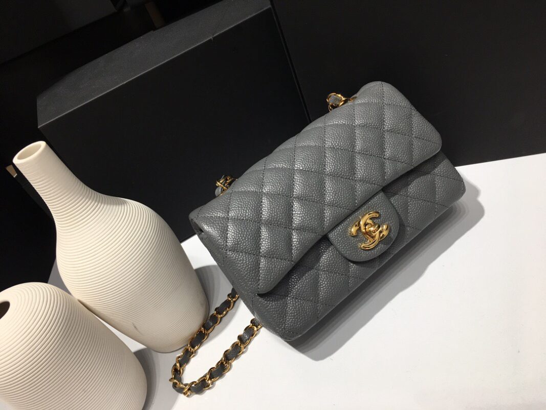 Chanel Classic Flap 20 Dark Grey