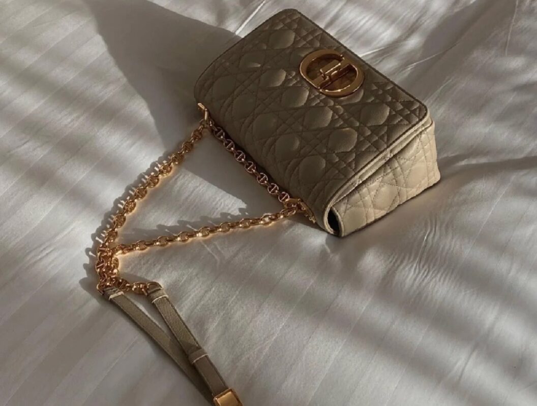 Dior Caro Handbag Beige
