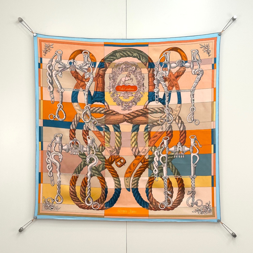 img_2119 Hermes 2024 Love Horse Knight Scarf - Image 1
