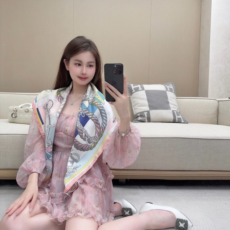 Hermes 2024 Love Horse Knight Scarf