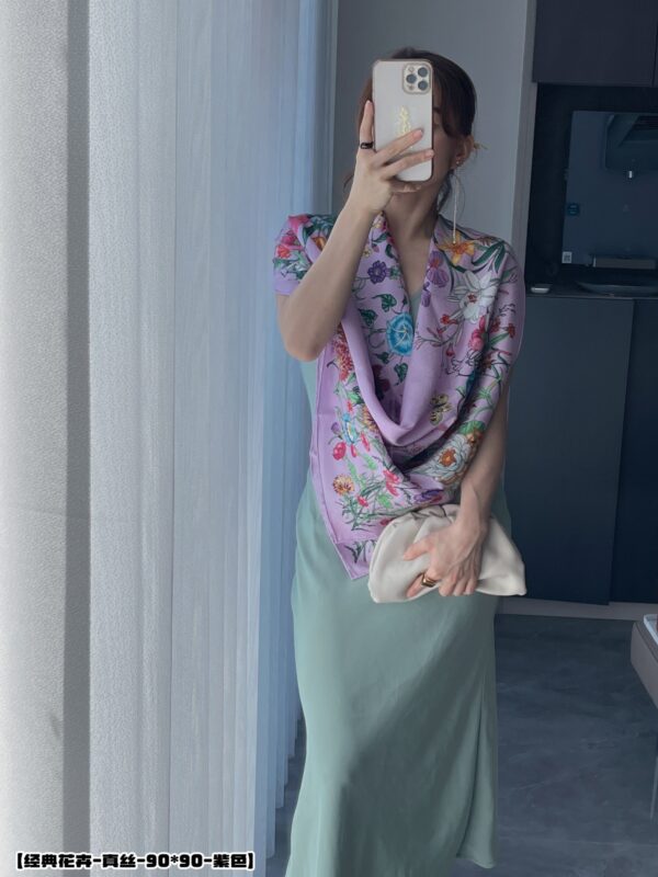 Gucci 2024 Classic Floral Scarf