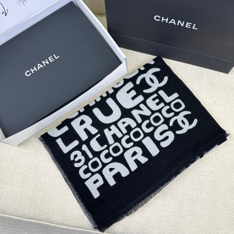 Chanel 2024 Colourful Letter Scarf