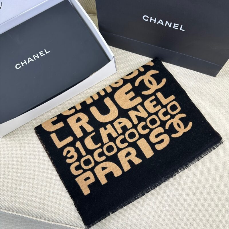 Chanel 2024 Colourful Letter Scarf