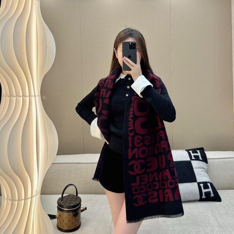 Chanel 2024 Colourful Letter Scarf