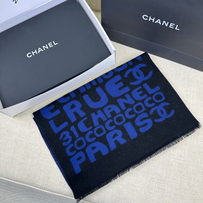 Chanel 2024 Colourful Letter Scarf