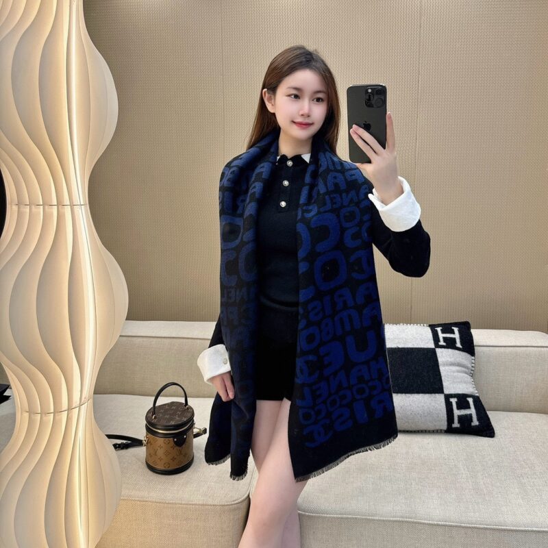 Chanel 2024 Colourful Letter Scarf