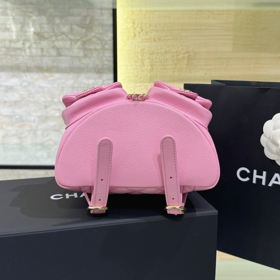 Chanel 23P Small Backpack Pink - Image 4