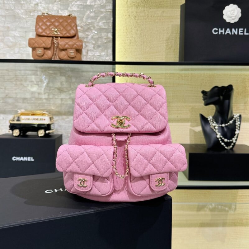 Chanel 23P Large Backpack Pink