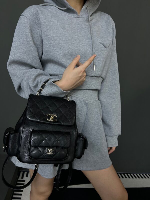 Chanel 23P Backpack Black