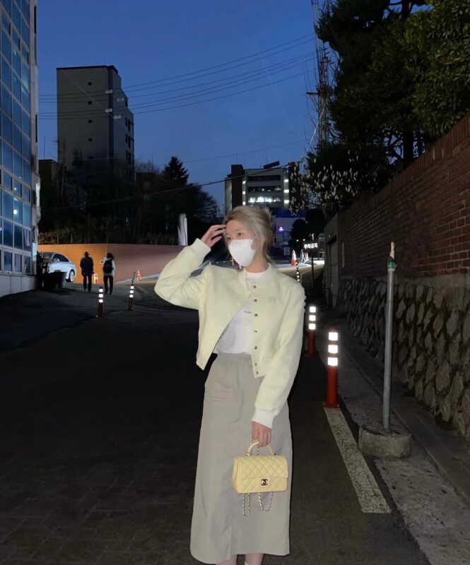 Chanel CF Mini Handle Chicken Yellow