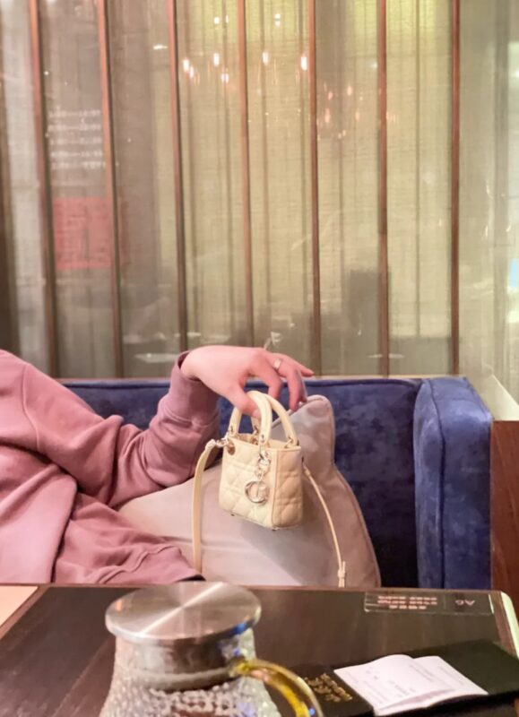 Lady Dior Micro 12 Pastel Yellow