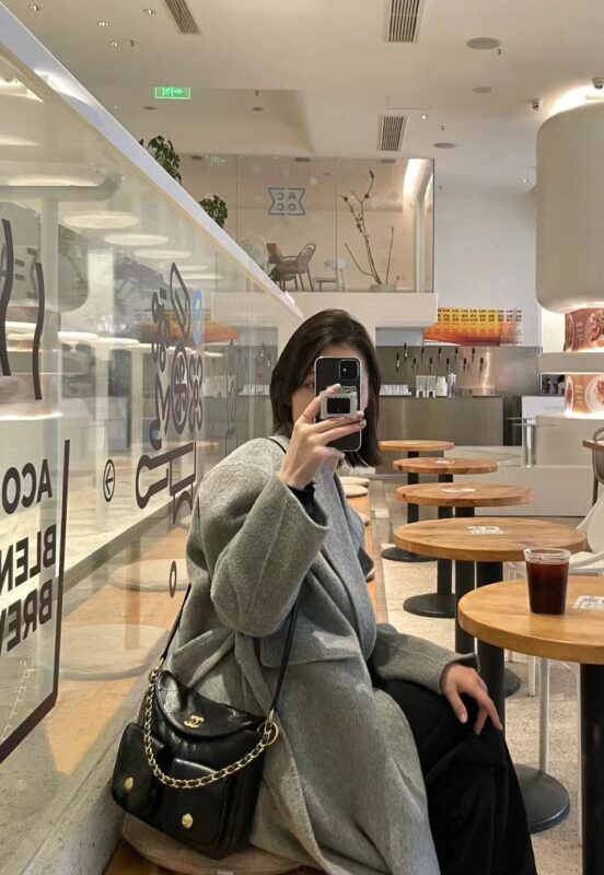 Chanel Double Pocket Hobo Bag