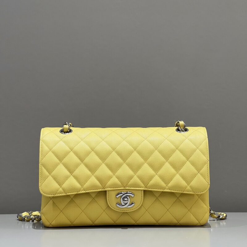 Chanel CF Medium 25cm Fine Caviar Leather
