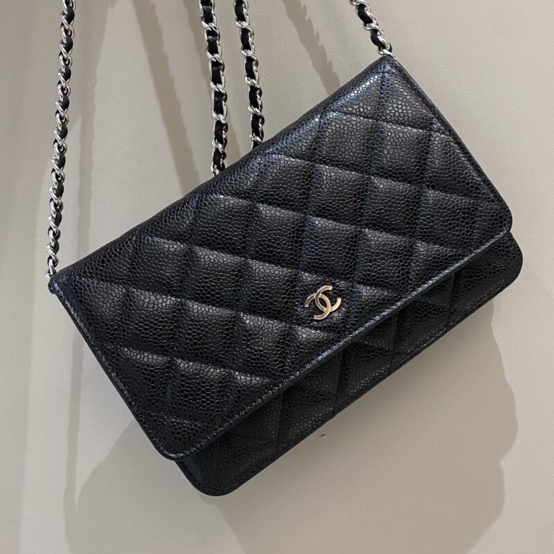 Chanel WOC Wallet Caviar Black