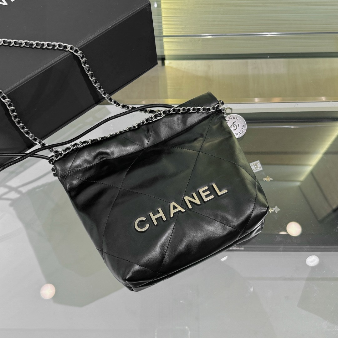 Chanel 23S Mini Bag Black - Image 5