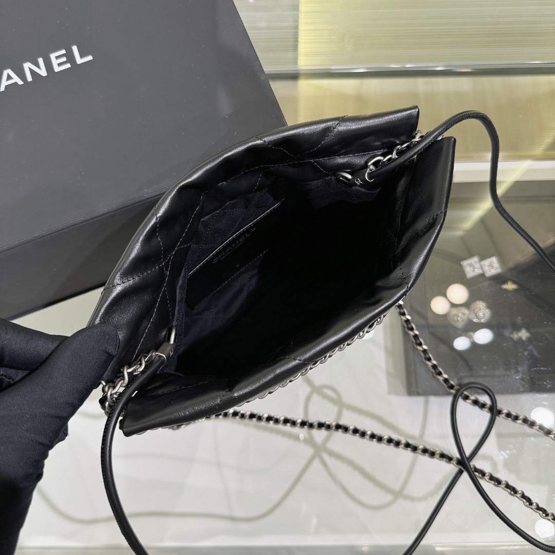 Chanel 23S Mini Bag Black - Image 6