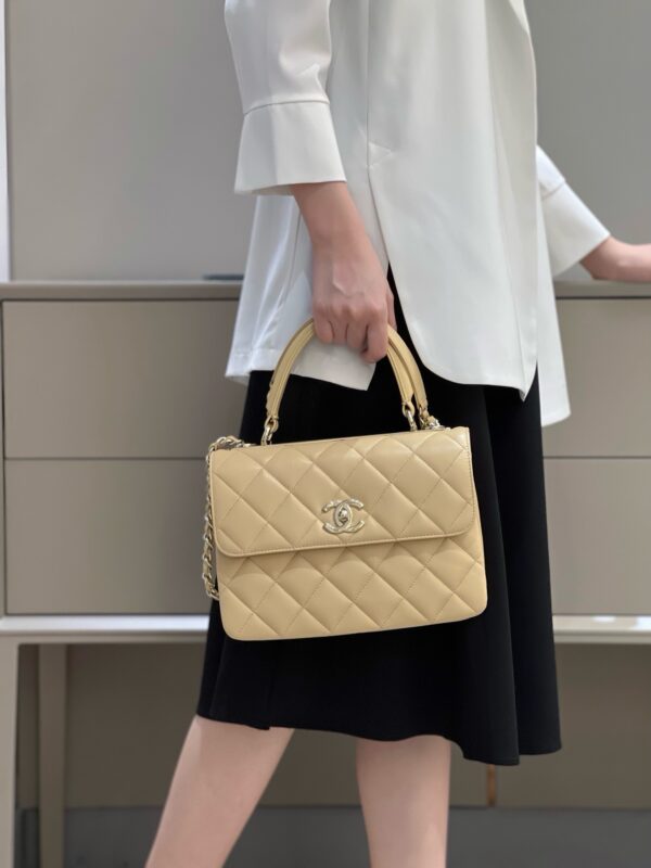 Chanel Trendy CC Apricot Lambskin Bag
