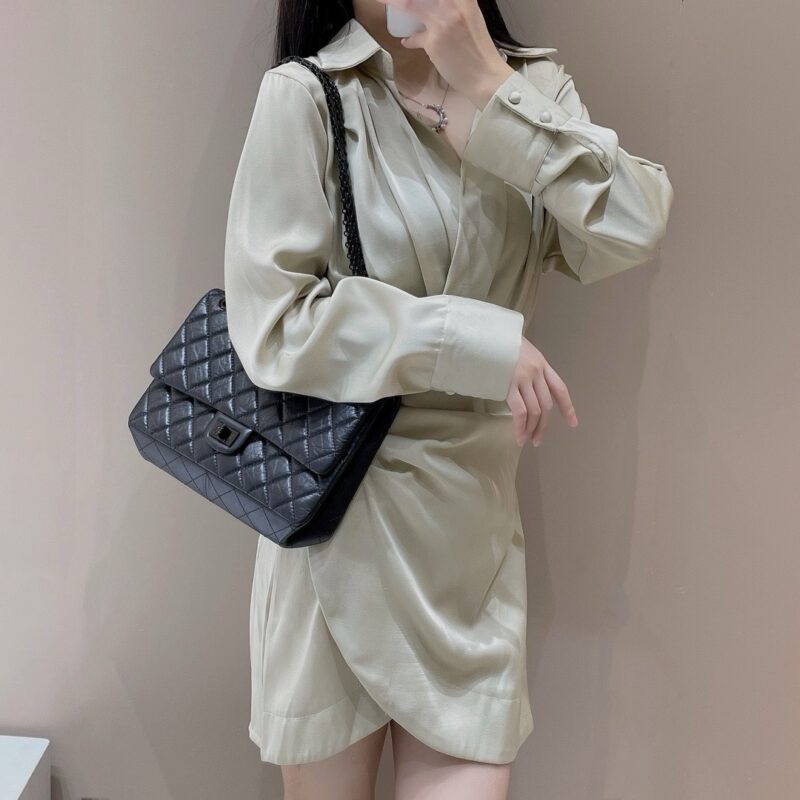 Chanel 2.55 So Black Reissue Flap Bag 28cm