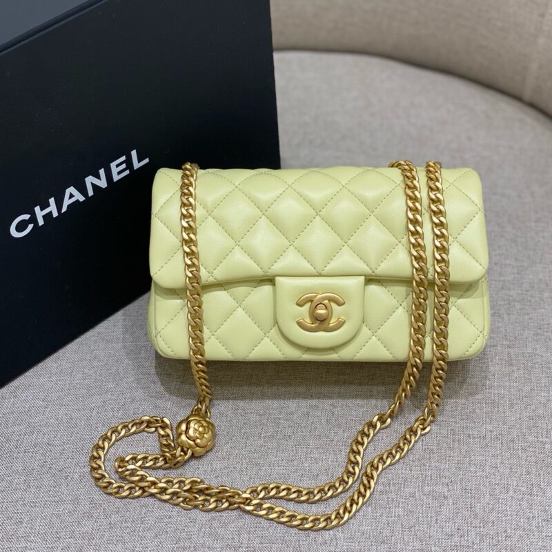 Chanel Camellia Flap Bag 20cm