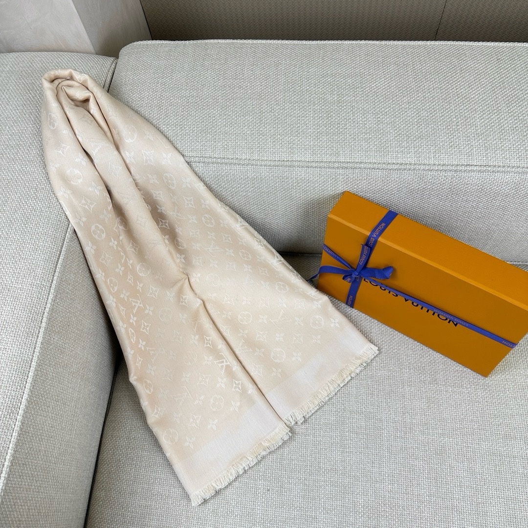 img_8713 LV Letter Shawl 140x140cm - Image 1