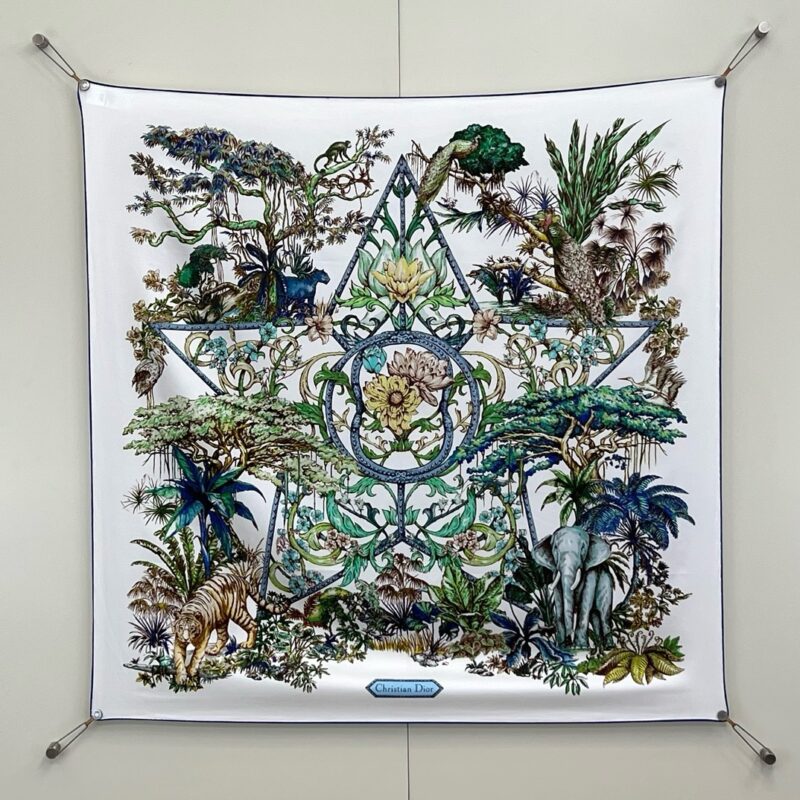 Dior Travel Star Silk Scarf