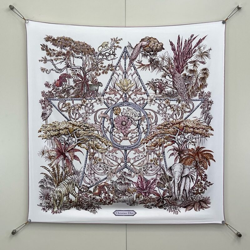 Dior Travel Star Silk Scarf